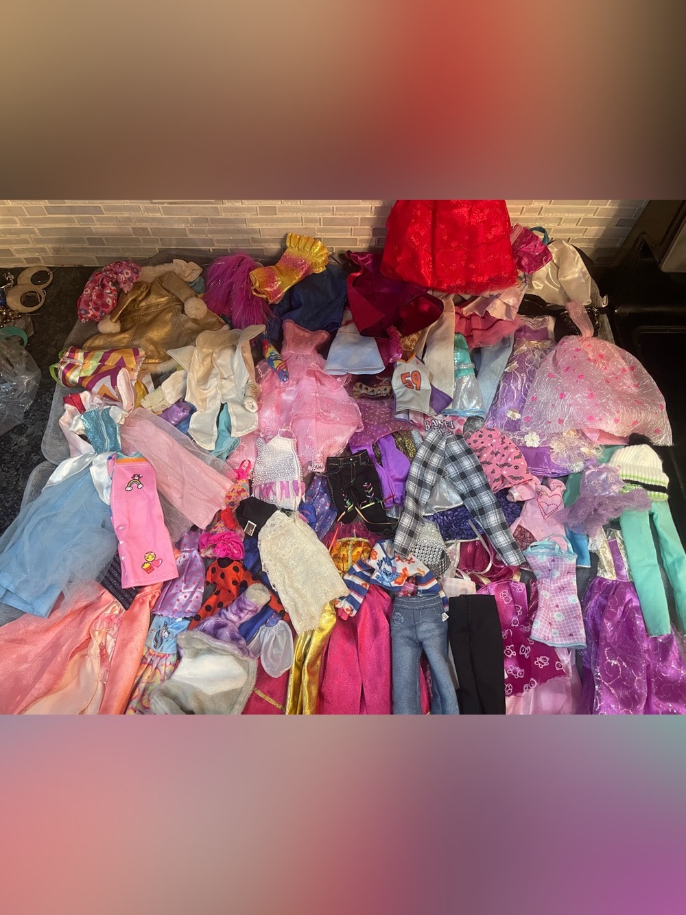 Vintage Barbie Doll Clothes Vintage And Modern Lot Of 71 Items